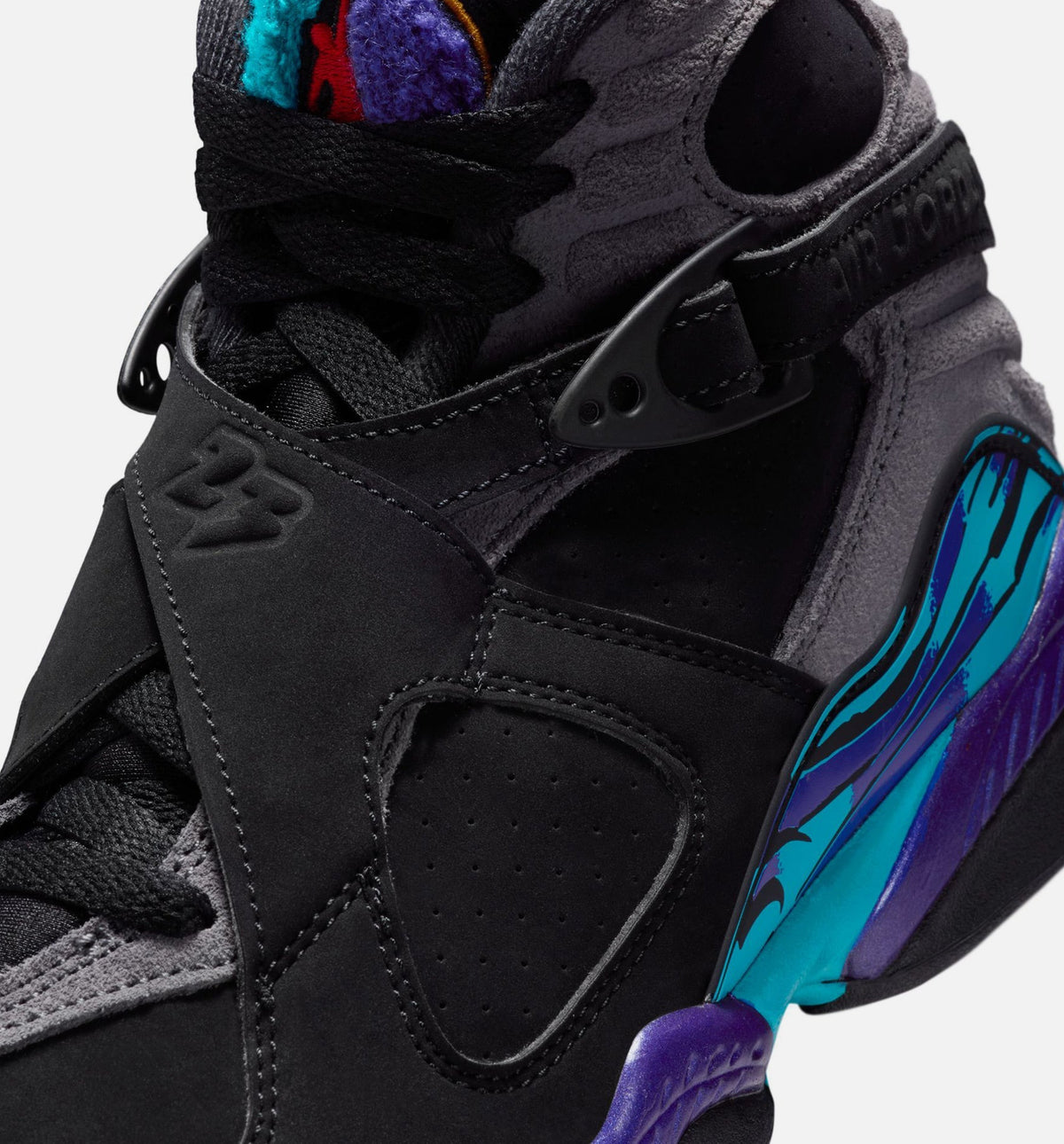 Air Jordan 8 Retro “Aqua” Grade School Lifestyle Shoes (GS)