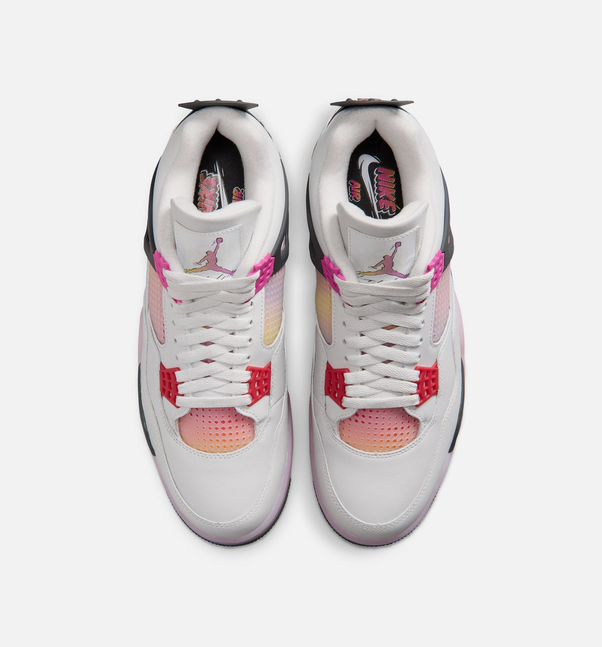 Air Jordan 4 Retro Comic – Men's Lifestyle Shoe | Off White/Fire Pink/Anthracite