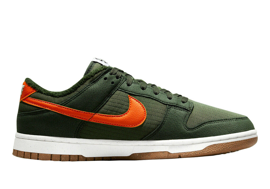 Big Kid's Nike Dunk Low SE Sequoia/Orange-Medium Olive (DC9561 300)