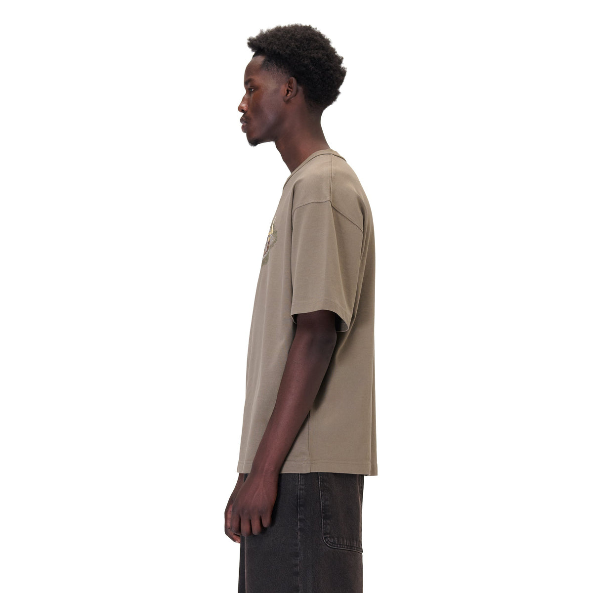 "aziza" T Shirt lightbrown
