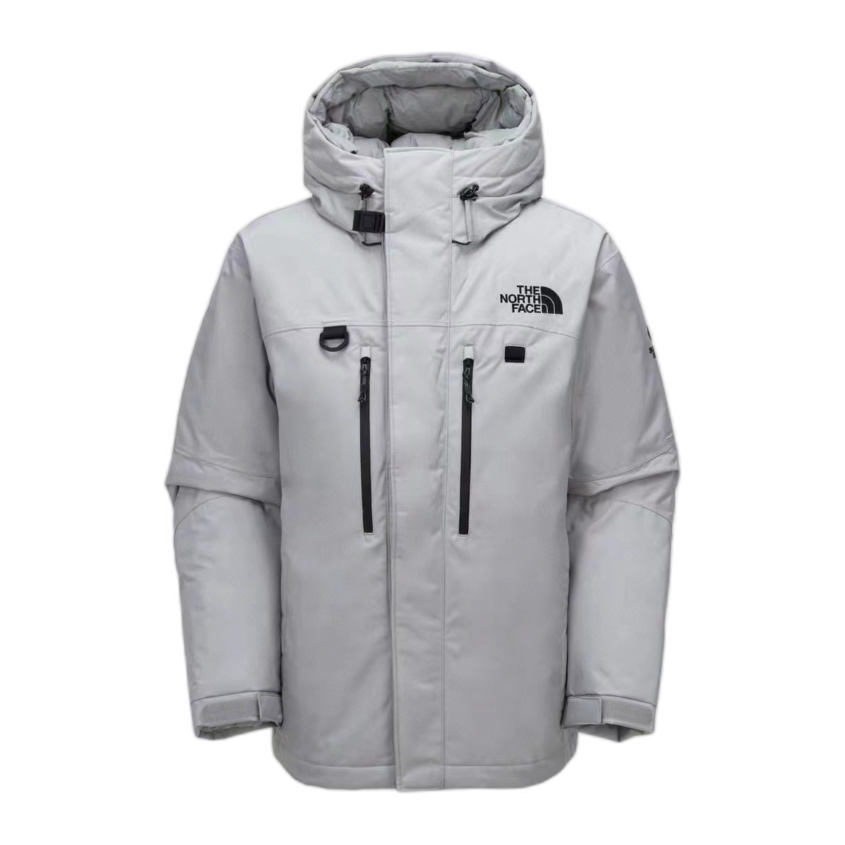 The North Face Himalayan Down Parka in Grey & White