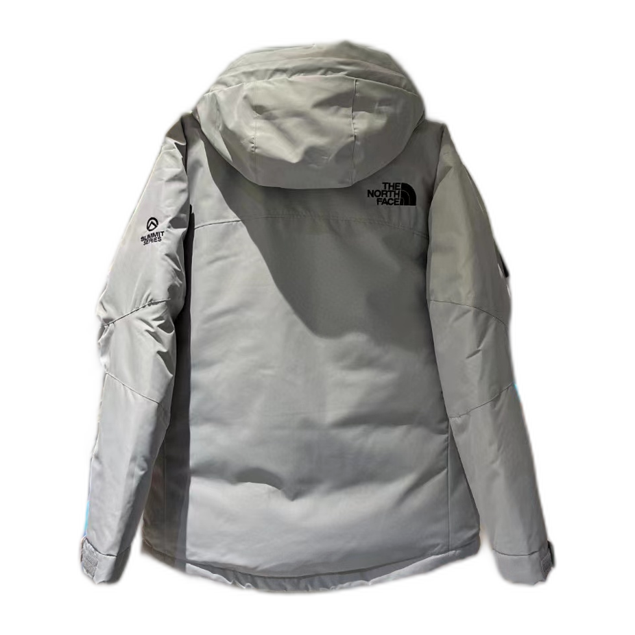 The North Face Himalayan Down Parka | Grey & White | 700-Fill Expedition Parka