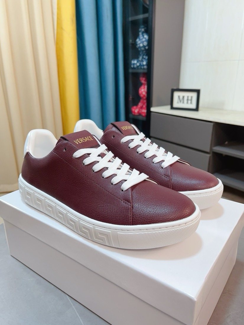 Versace Men's Low-Top Lace-Up Sneakers