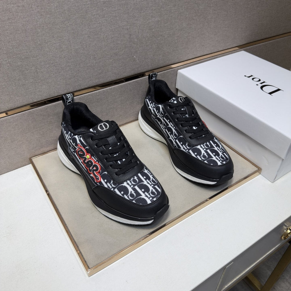 Dior Patterned Low-Top Men's Sneakers