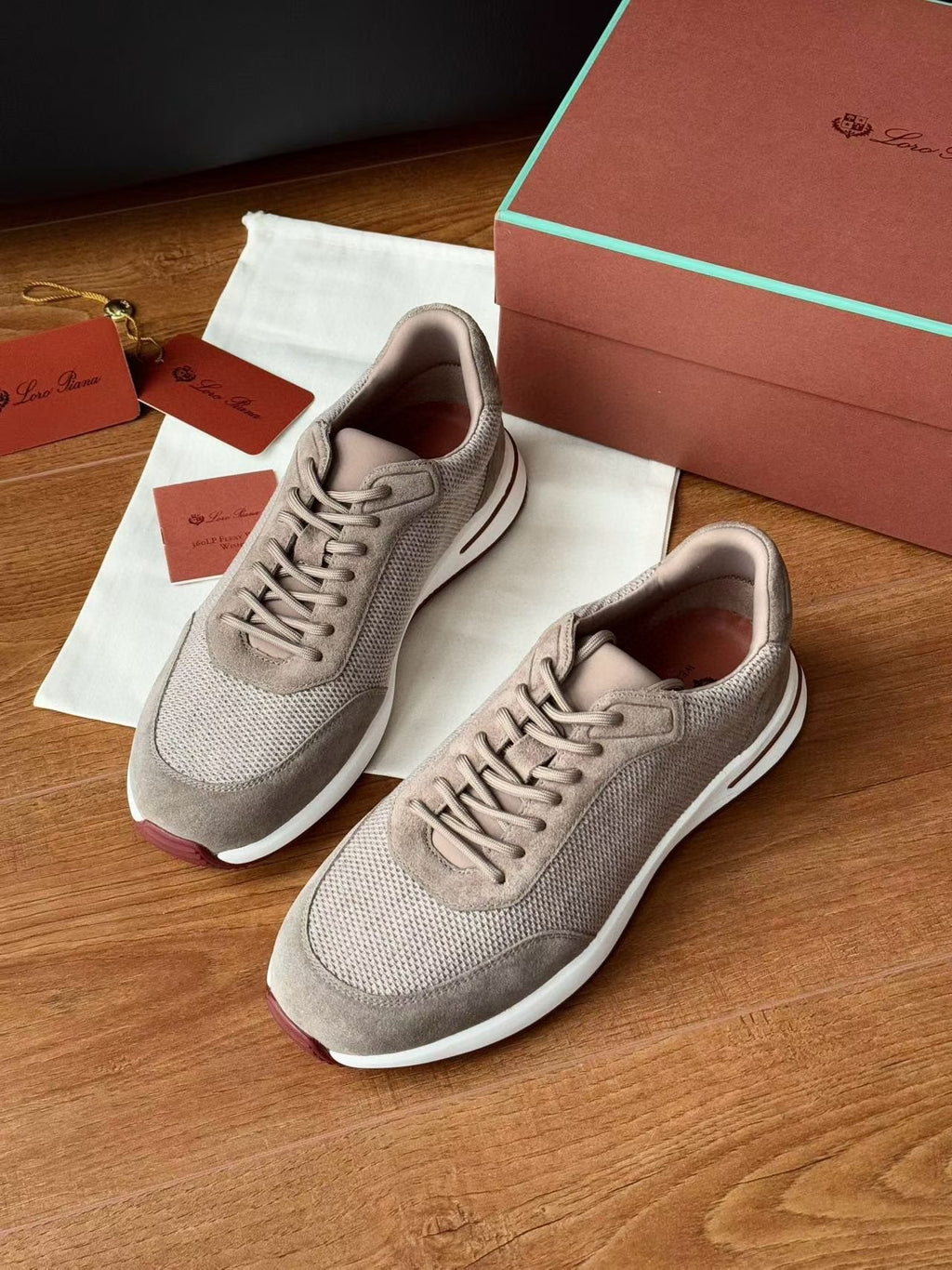Loro Piana Week End Walk Knit Sneaker