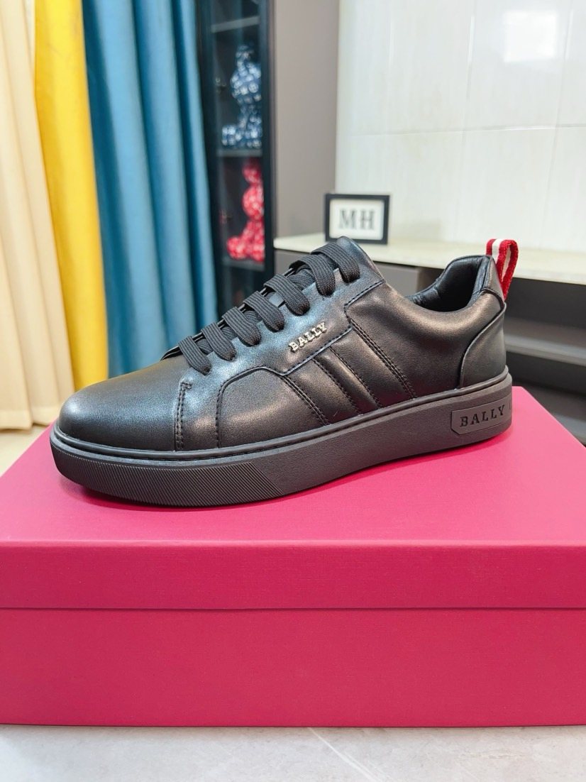 Bally Low-Top Leather Sneakers
