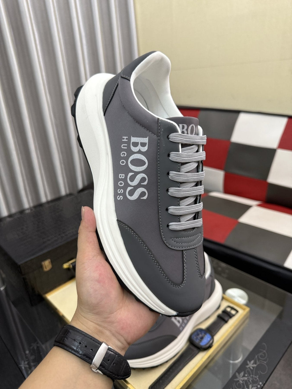 Hugo Boss Men's Logo Low-Top Sneakers