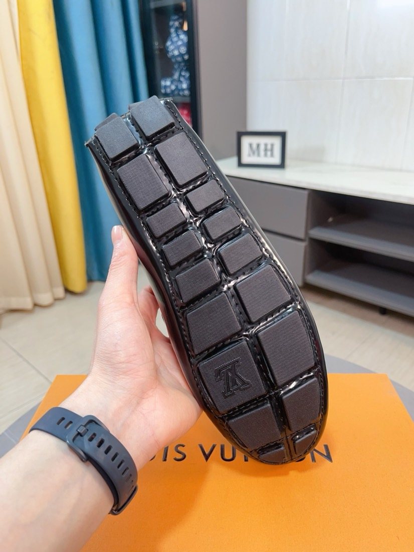 Louis Vuitton Patterned Vamp Loafers