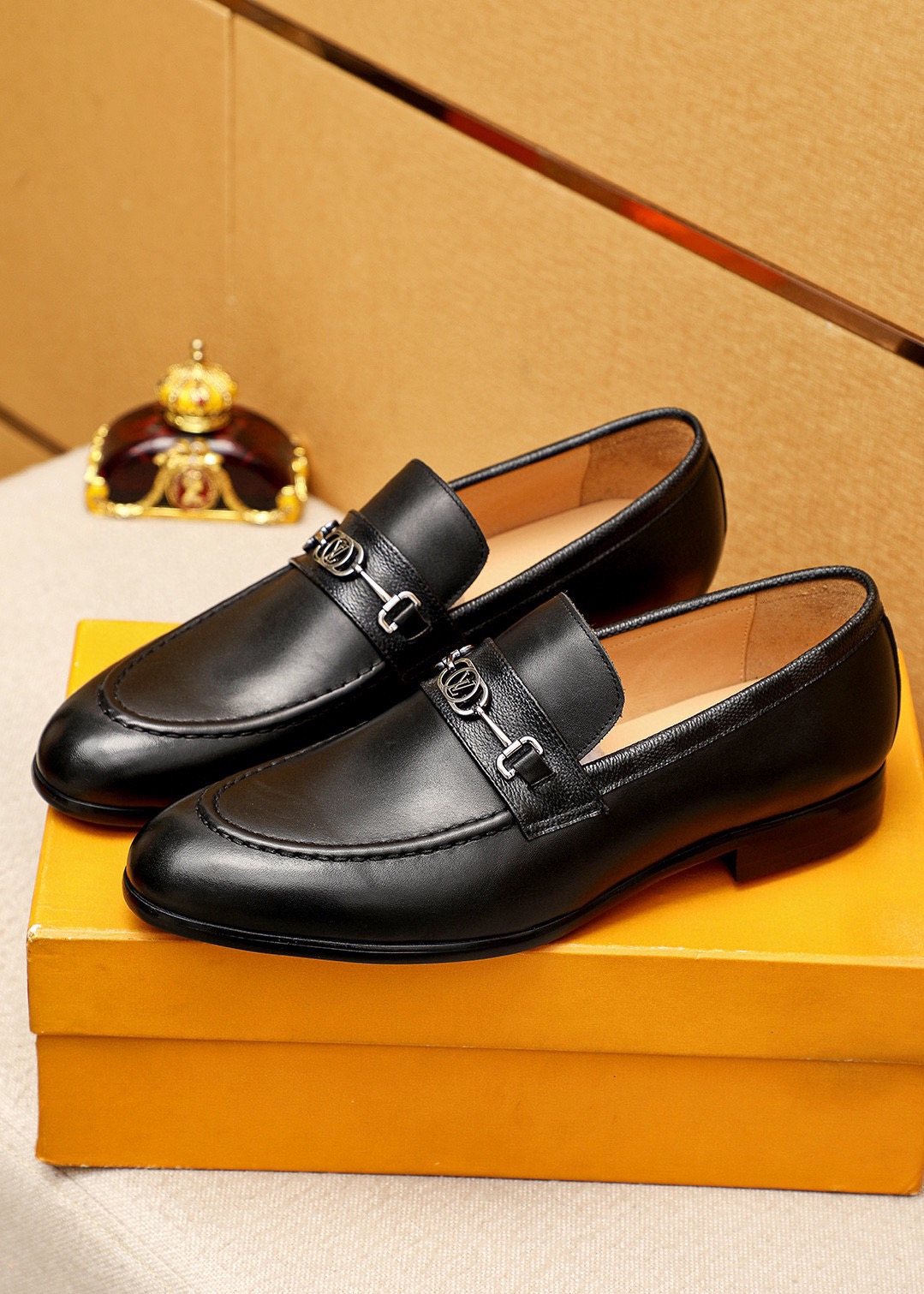 Louis Vuitton Metal Buckle Loafers