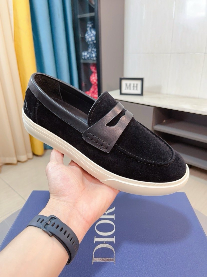 Dior Strap Loafers with Contrast Soles