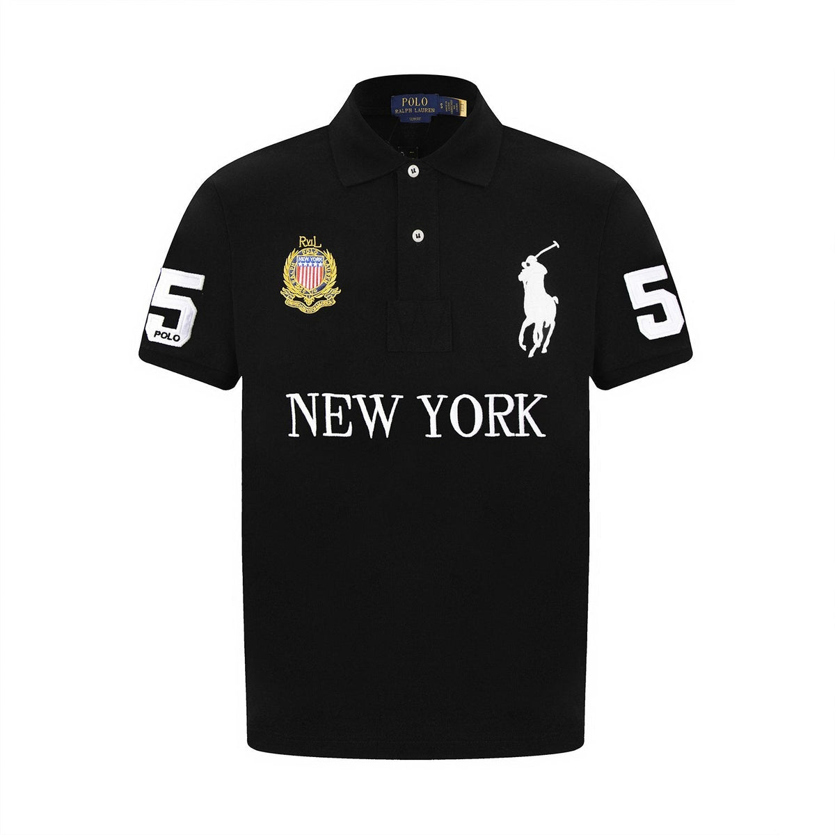 Ralph Lauren New York Embroidered Short-Sleeve Polo Shirt