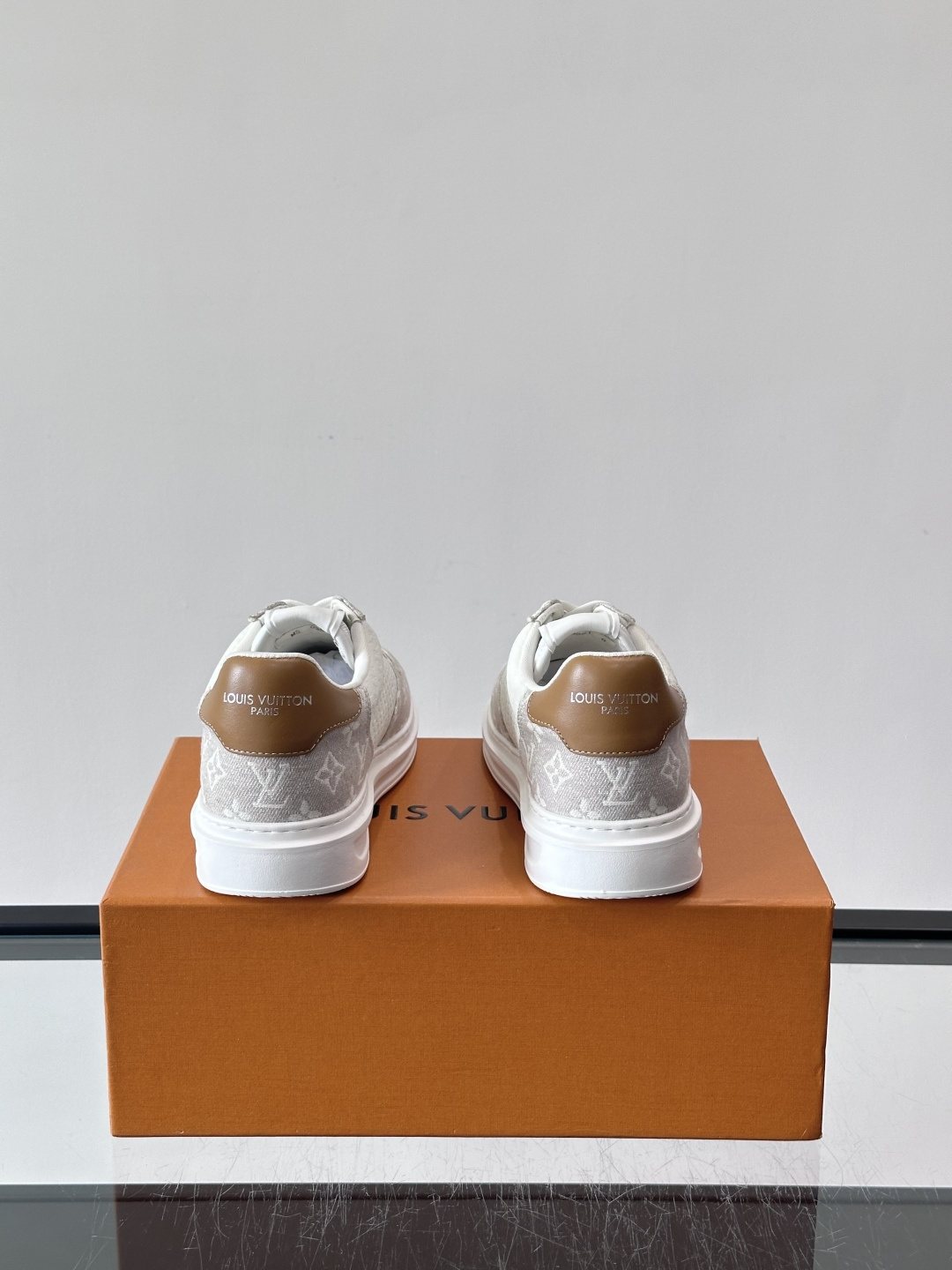Louis Vuitton Men's Monogram Panel Low-Top Sneakers - Padded Collar